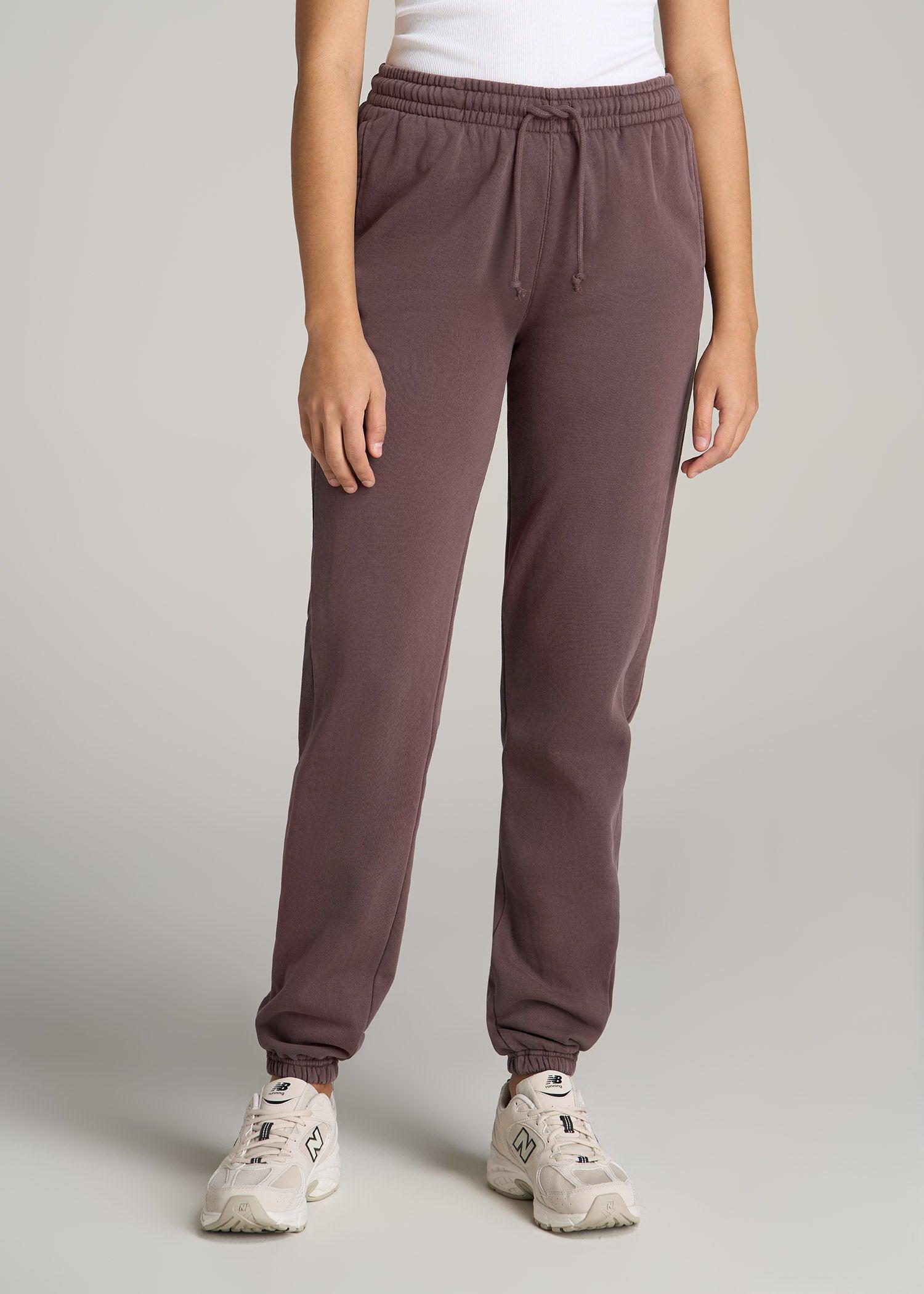 Wearever Fleece Regular Fit Women's Tall Sweatpants in Dusty Merlot Product Image