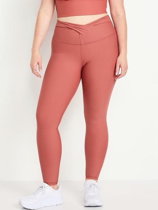 Extra High-Waisted PowerSoft Twist-Front Leggings Product Image