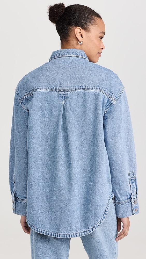 ABRAND Denim Shacket | Shopbop Product Image