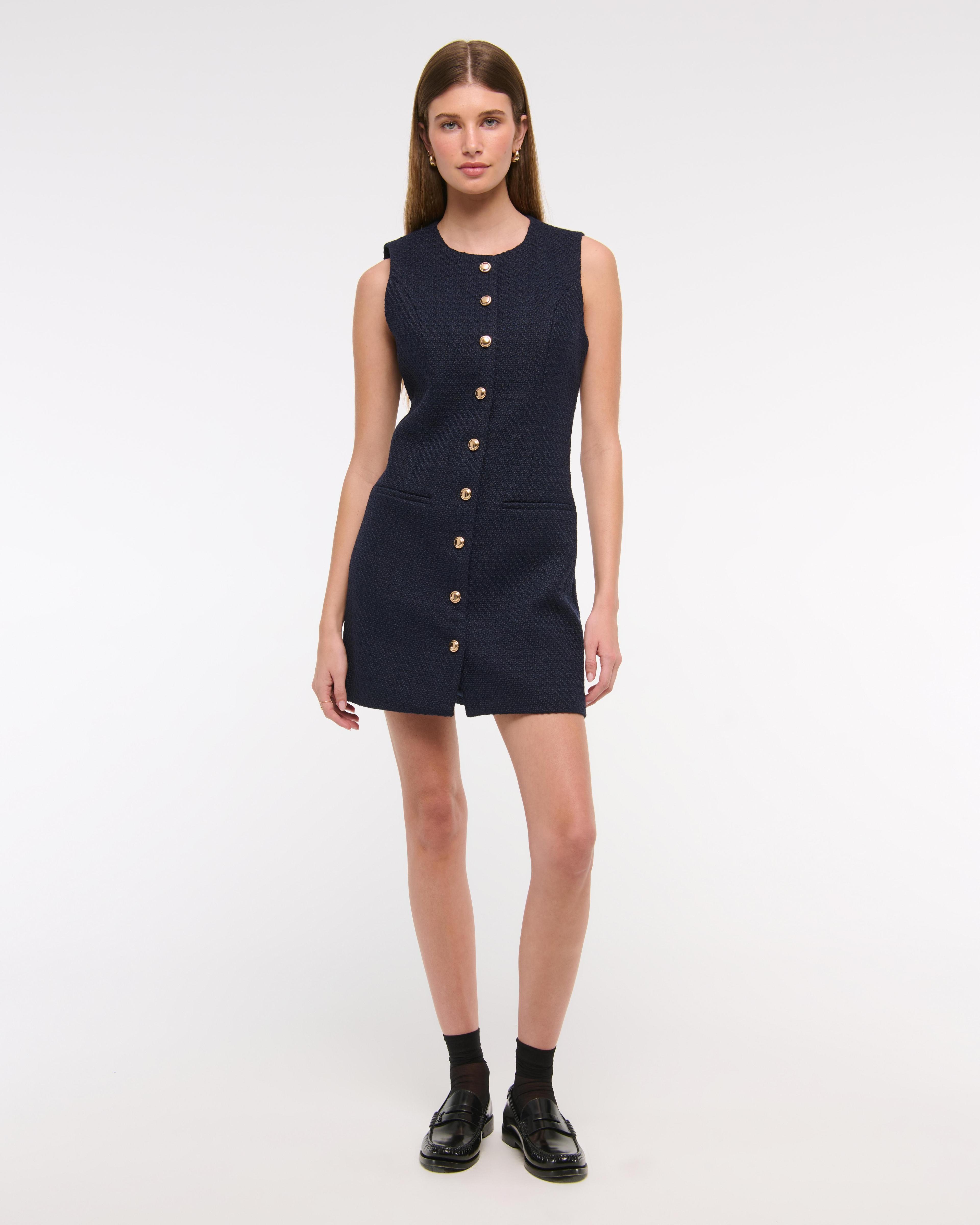 The A&F Mara Tweed Mini Dress Product Image