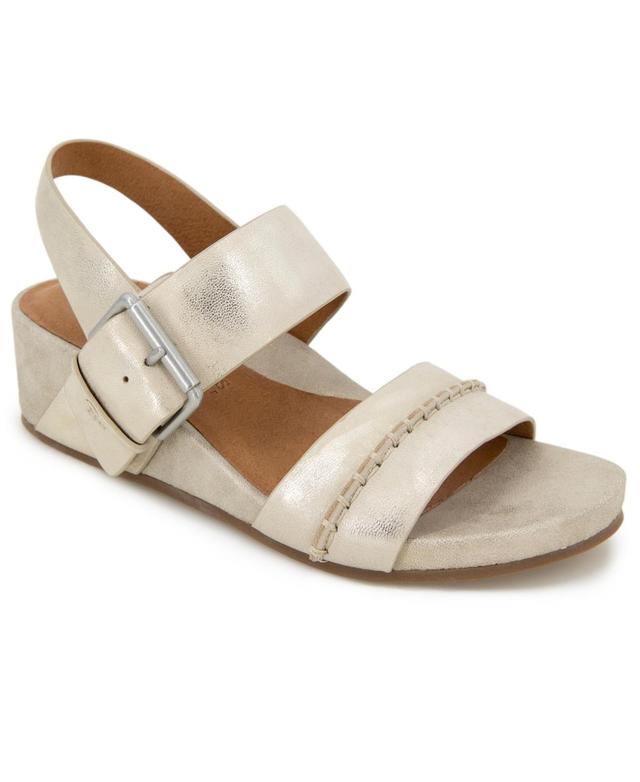 Gentle Souls Womens Giulia Two Band Wedge Sandals Product Image