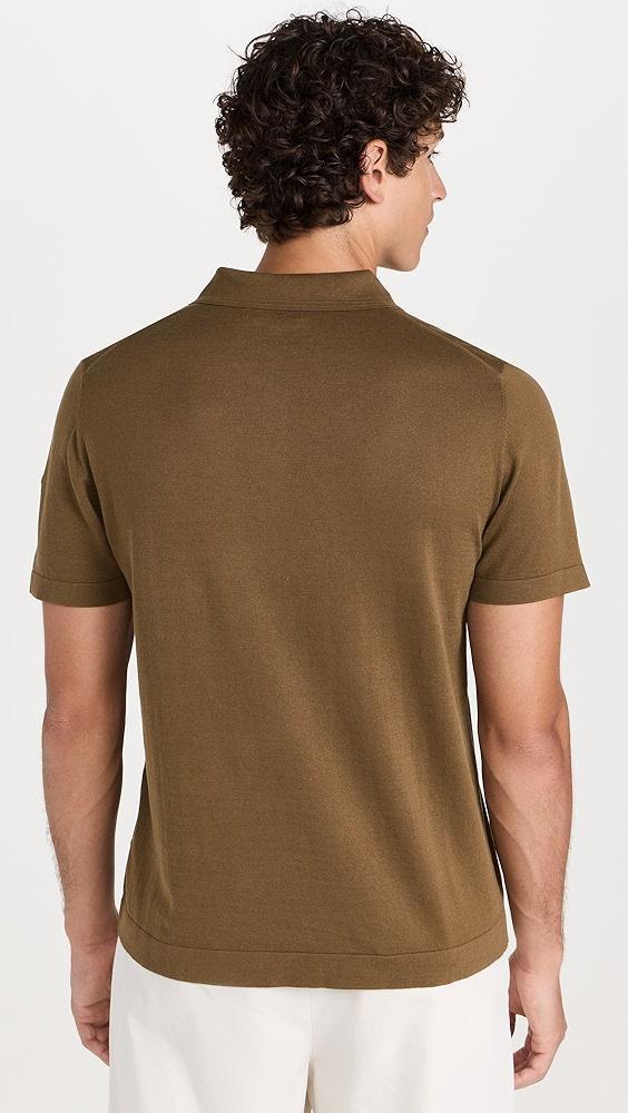 SIMKHAI Barron Short Sleeve Polo | Shopbop Product Image