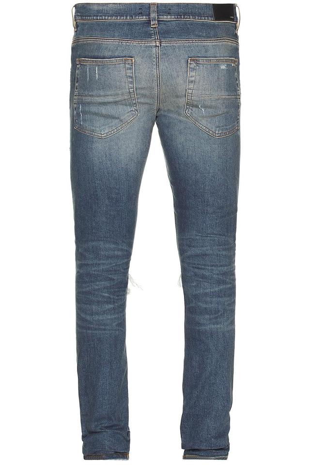 Amiri Mx1 Plaid Jean in Crafted Indigo - Blue. Size 33 (also in 29, 30, 31, 32, 34, 38). Product Image