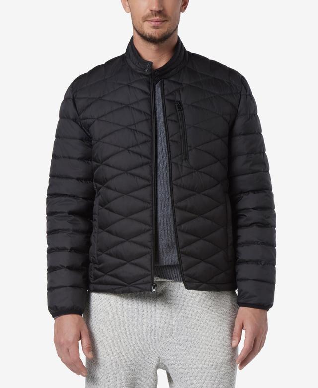 Marc New York Mens Racer Style Quilted Packable Jacket Product Image