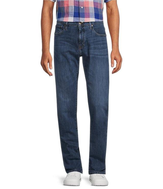 Cremieux Blue Label Madison Classic Fit Mid Wash Stretch Denim Jeans Product Image