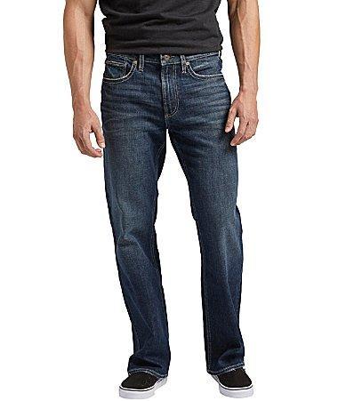 Silver Jeans Co. Zac Relaxed Straight Leg Denim Jeans product image