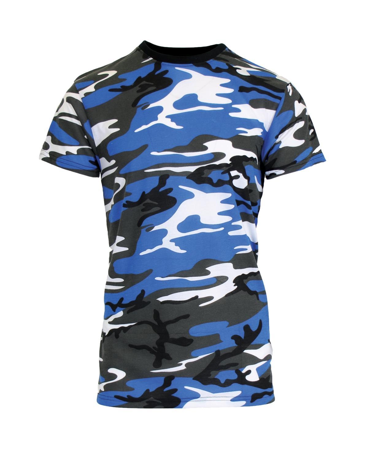 Galaxy By Harvic Mens Camo Printed Short Sleeve Crew Neck T-shirt Product Image