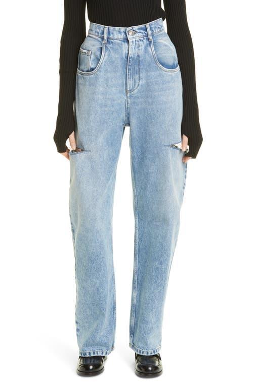 Maison Margiela Ripped Side Cutout Jeans Product Image