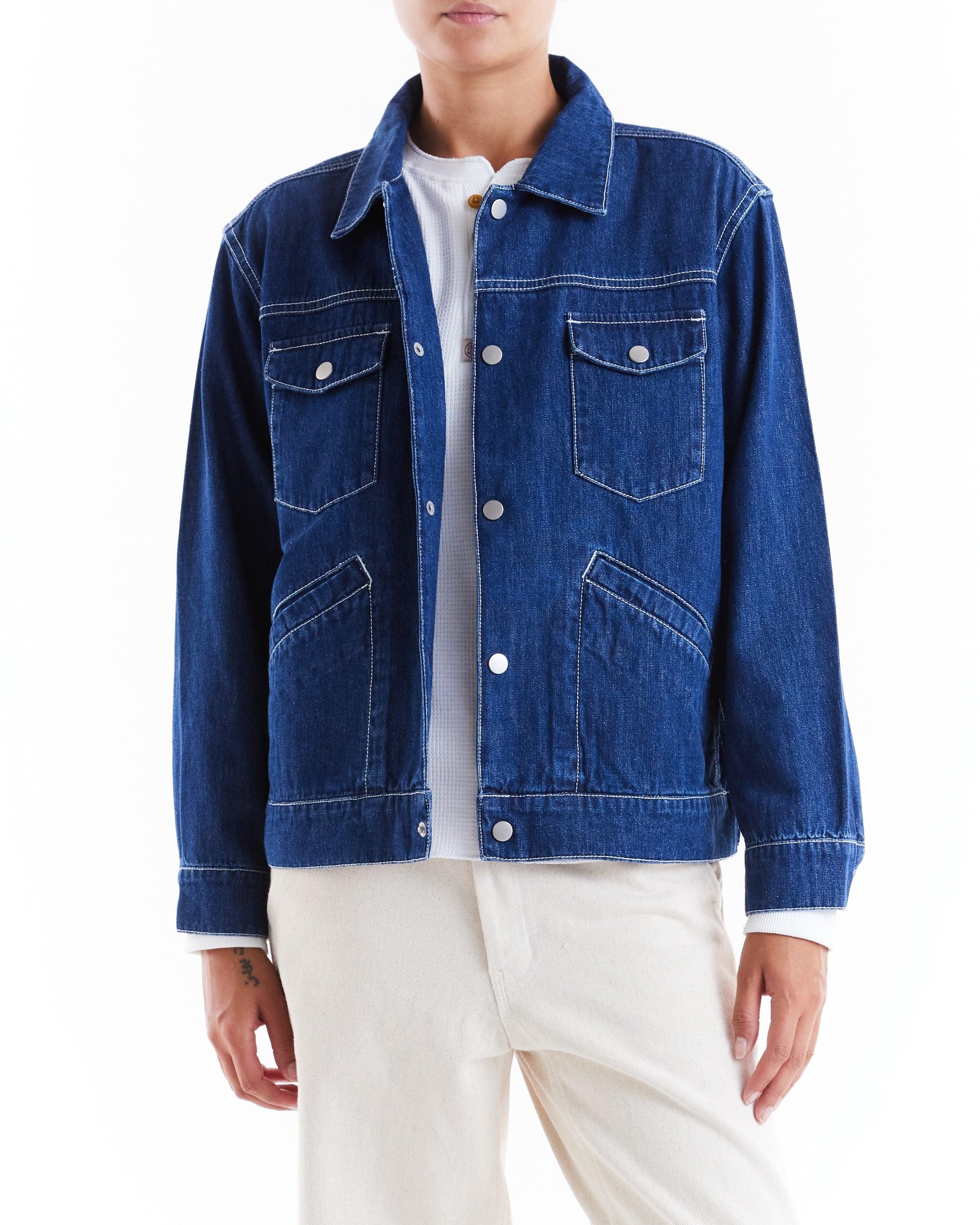 September Denim Jacket - Dark Indigo Product Image