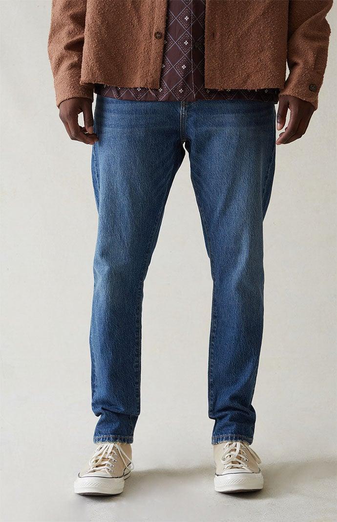 Mens Eco Comfort Stretch Indigo Athletic Slim Jeans 30W x 30L Product Image