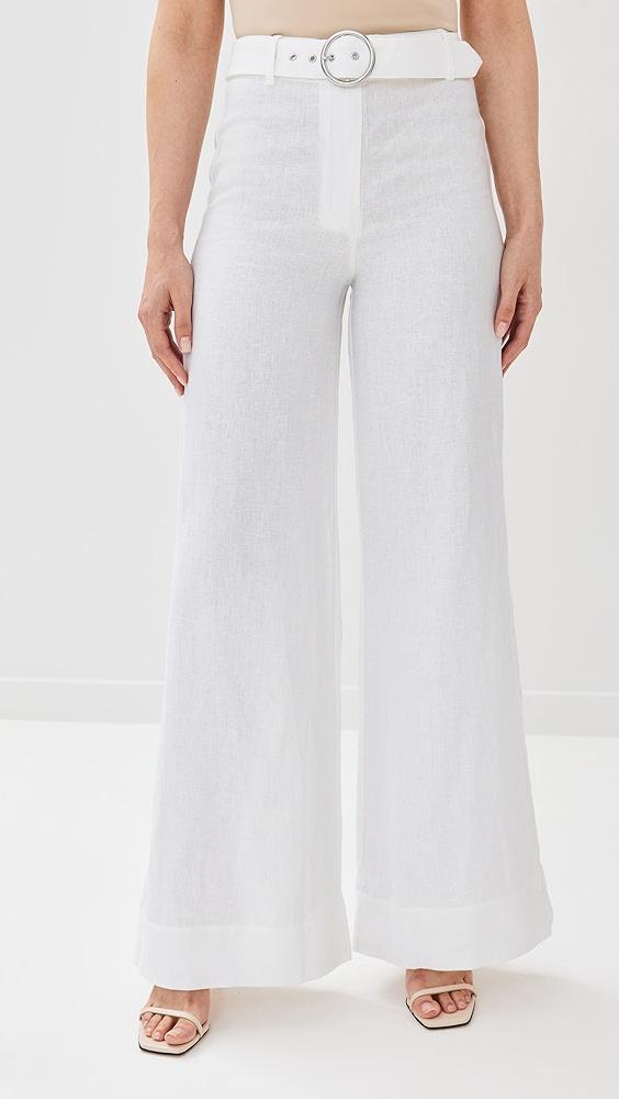 Reformation Ace Linen Pants | Shopbop Product Image