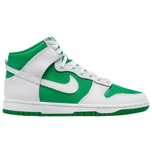 Nike Mens Dunk Hi Retro BTTYS - Basketball Shoes Green/White Product Image