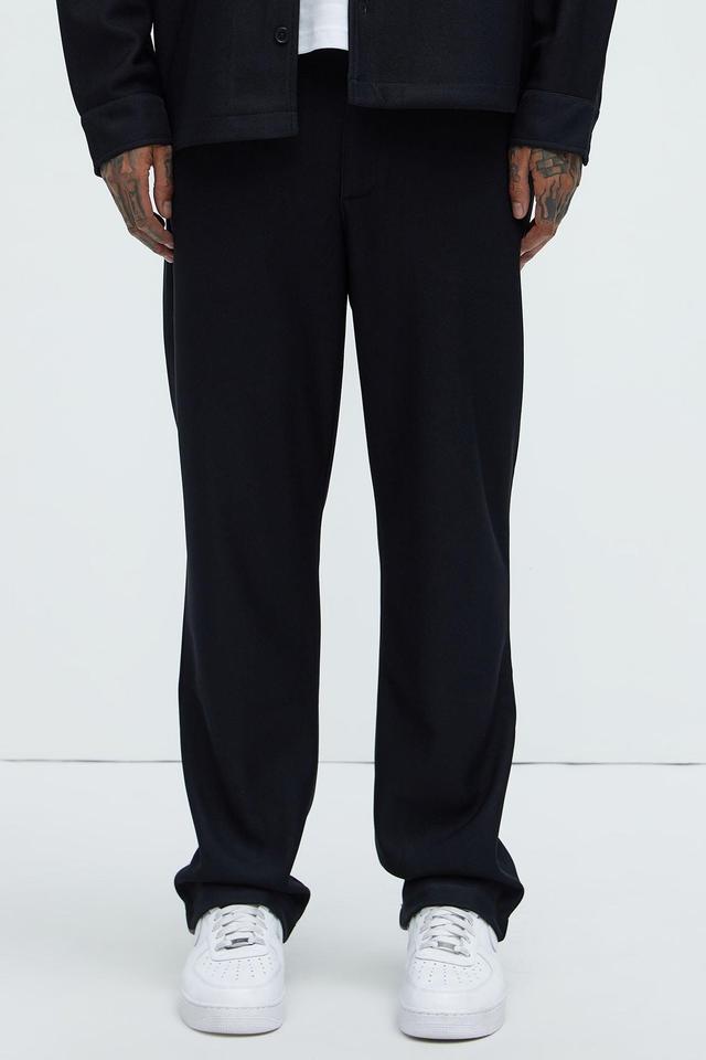 Turner Straight Trousers - Black Product Image