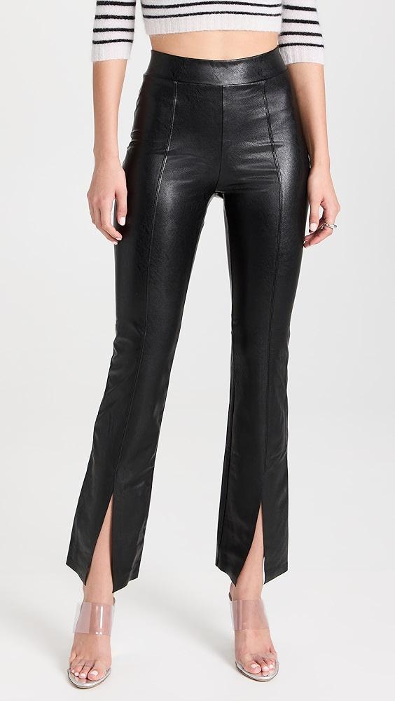 Commando Faux Leather Splitfront Pants | Shopbop Product Image