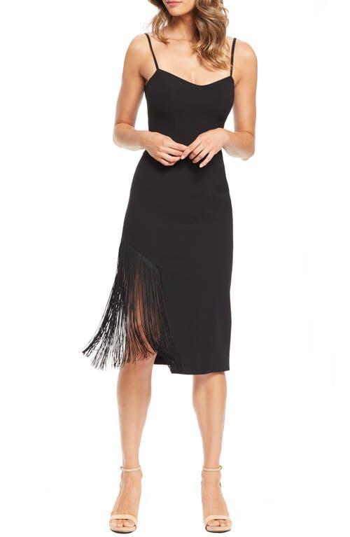 Womens Rory Fringe Detail Sheath Dress Product Image