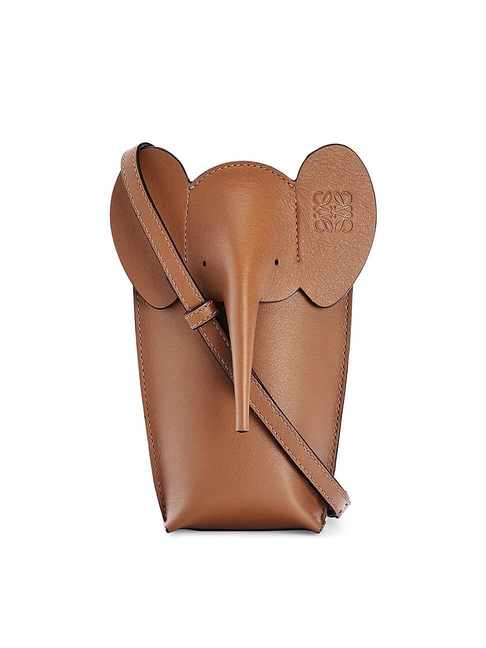 Elephant Pocket in Leather with Strap Product Image