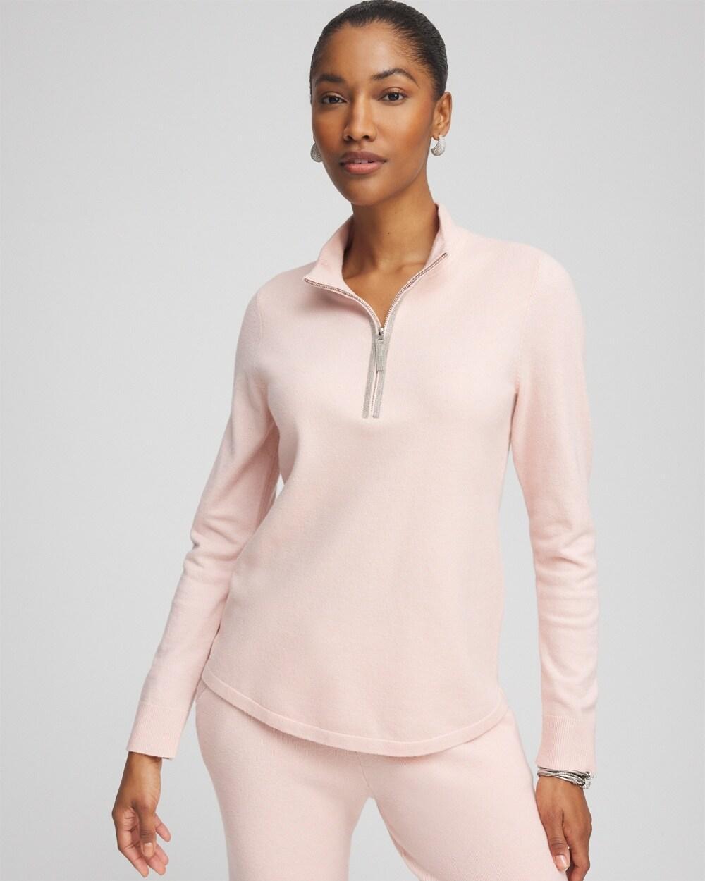 Zenergy® Luxe Half Zip Pullover Top Product Image