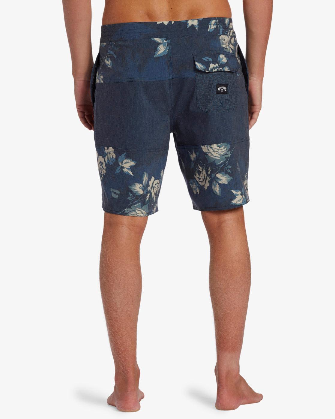 Tribong Lo Tide 19" Boardshorts - Indigo Male Product Image