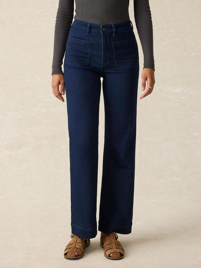 Stretch Terry Patch Pocket Ankle Pant - Clermont Wash Product Image