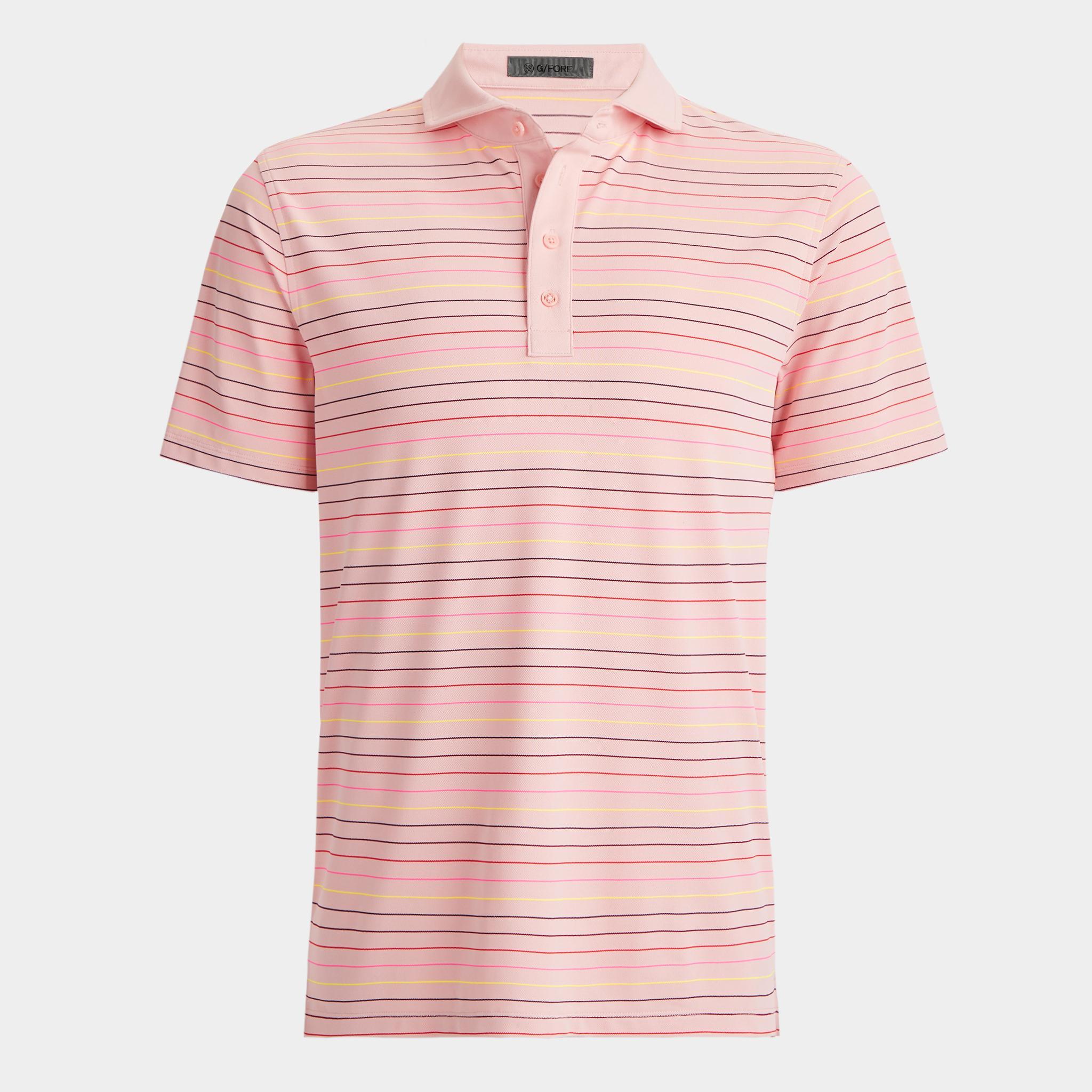 MULTI STRIPE TECH PIQUÉ POLO Product Image