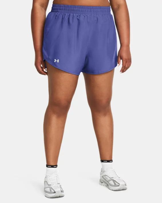 Plus Size Under Armour Fly-By Shorts, Womens Product Image