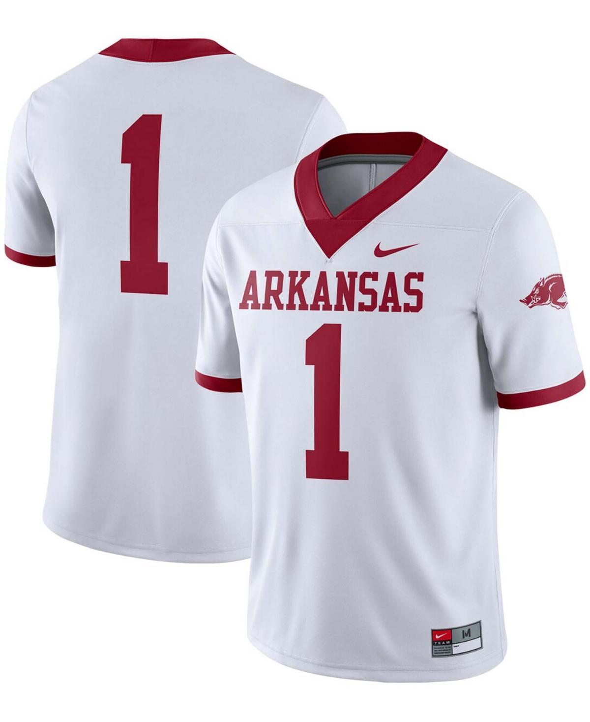 Mens Nike #1 Arkansas Razorbacks Alternate Game Jersey Product Image