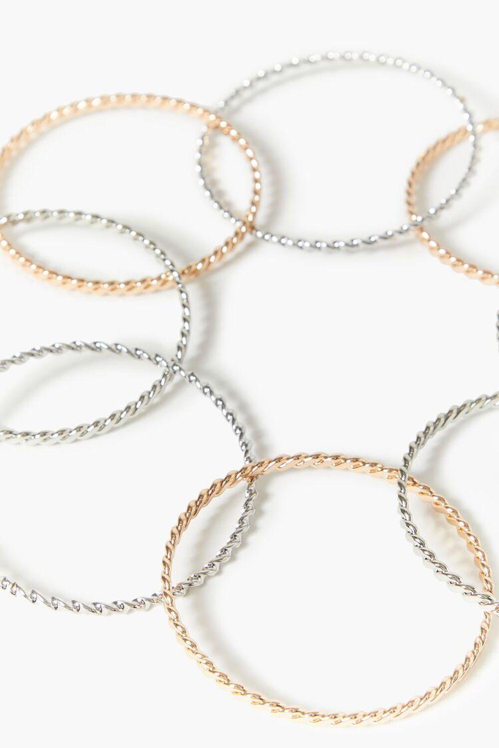 Twisted Bangle Bracelet Set | Forever 21 Product Image