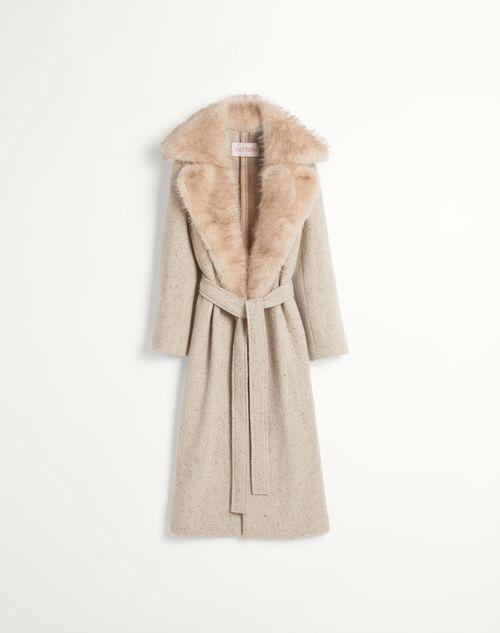 COAT IN TEXTURED WOOL Product Image