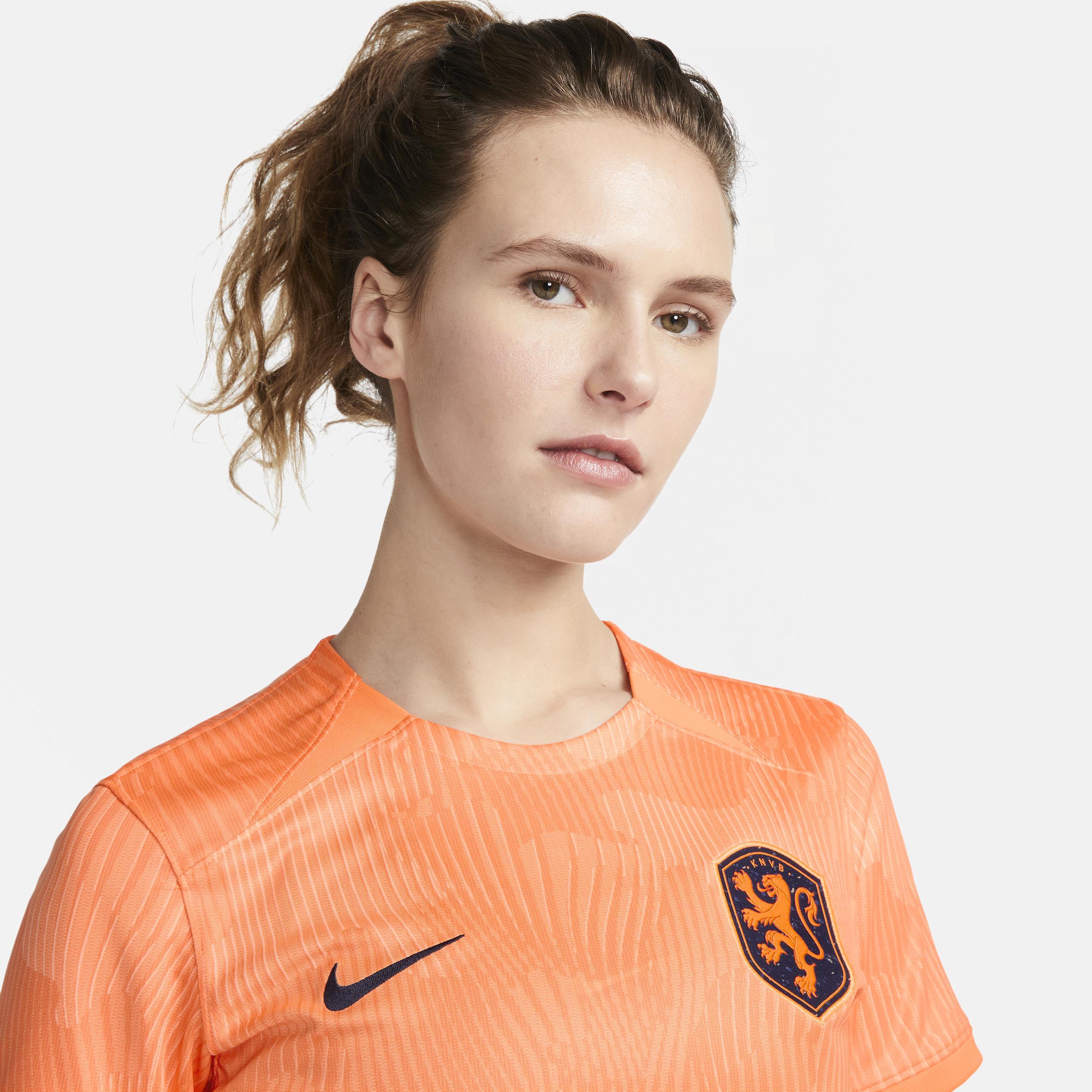 Women's Orange Netherlands Women's National Team 2023 Home Stadium Replica Jersey Product Image