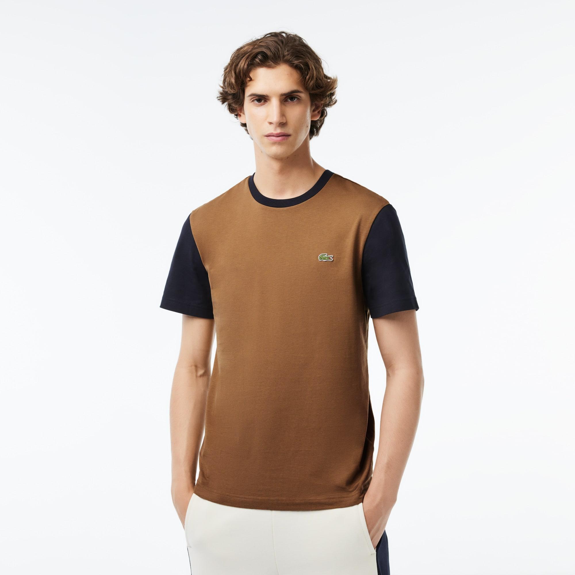 Men's Regular Fit Colorblock Jersey T-Shirt Product Image