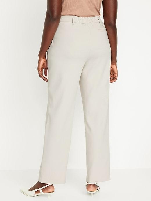 Extra High-Waisted Taylor Trouser Straight Pants Product Image