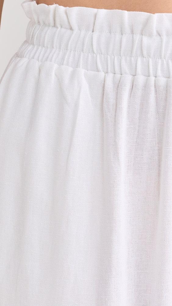 LNA Declan Linen Elastic Waist Pants | Shopbop Product Image