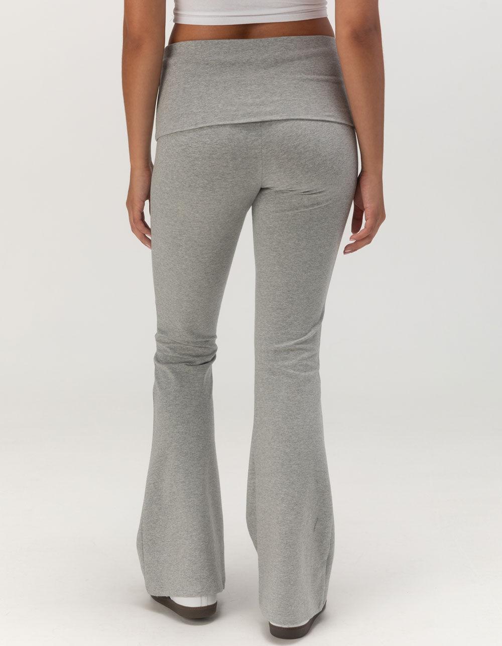 TILLYS Fold Over Flare Womens Leggings Product Image