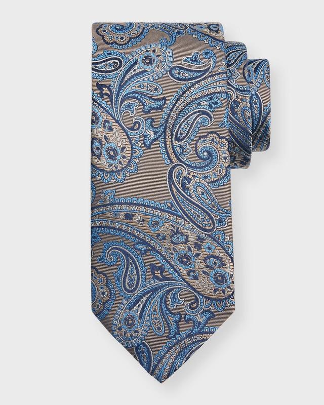 Men's Paisley Silk Jacquard Tie Product Image