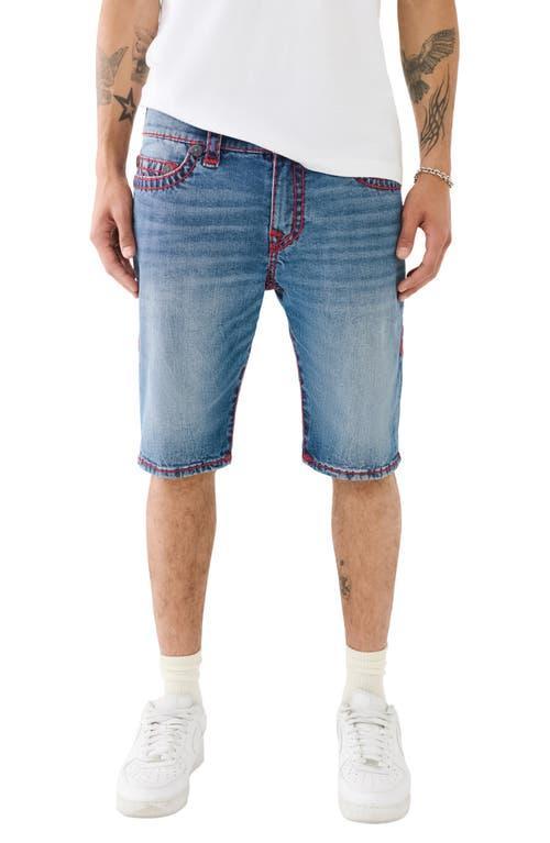 True Religion Brand Jeans Rocco Super T Skinny Denim Shorts Product Image