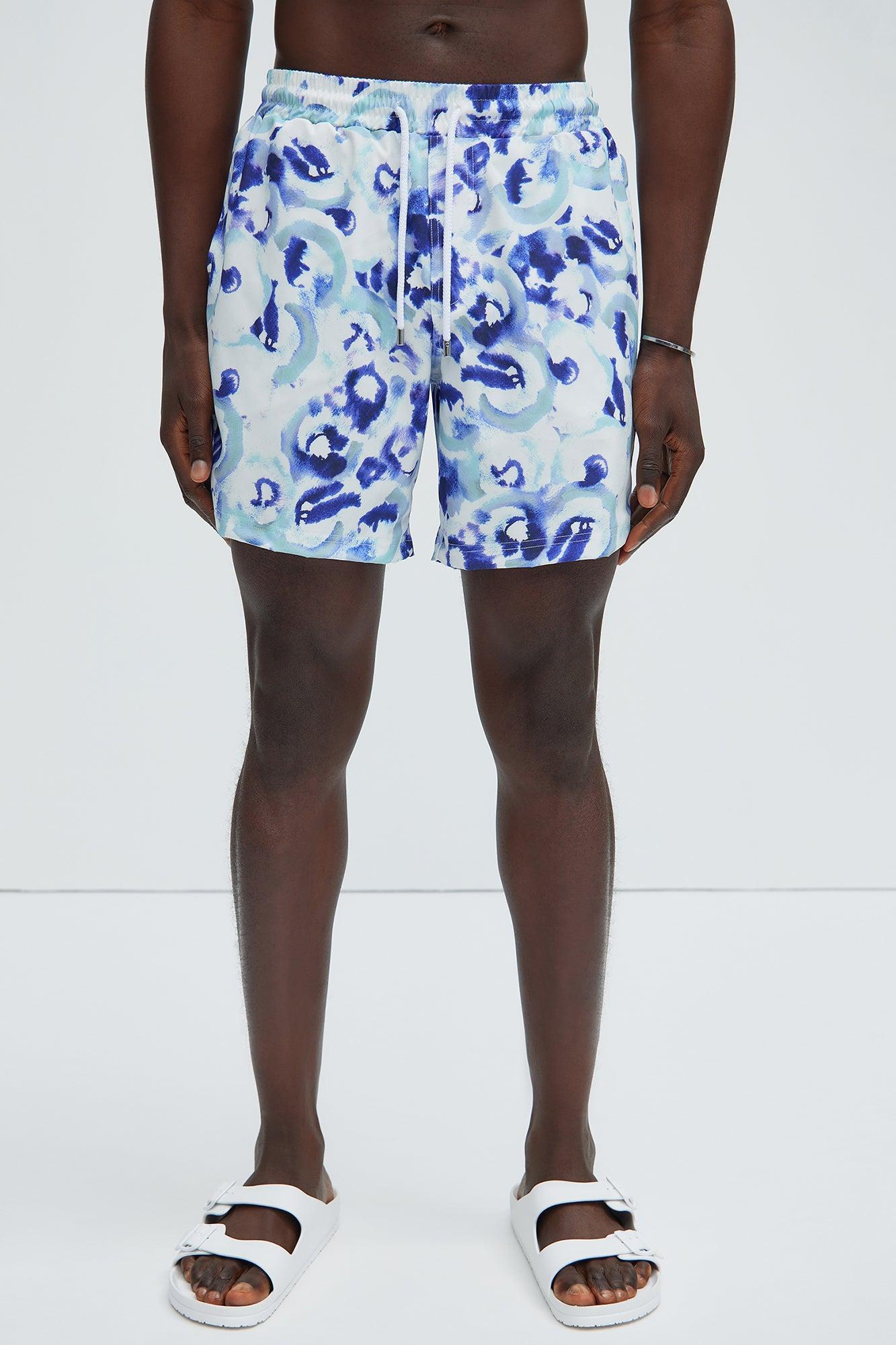 Maslow Swim Trunks - Blue/combo Product Image