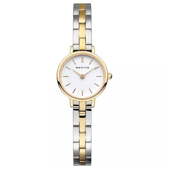 BERING Womens Slim Two-Tone Stainless Steel Bracelet Watch - 11022-714 Two Tone Product Image