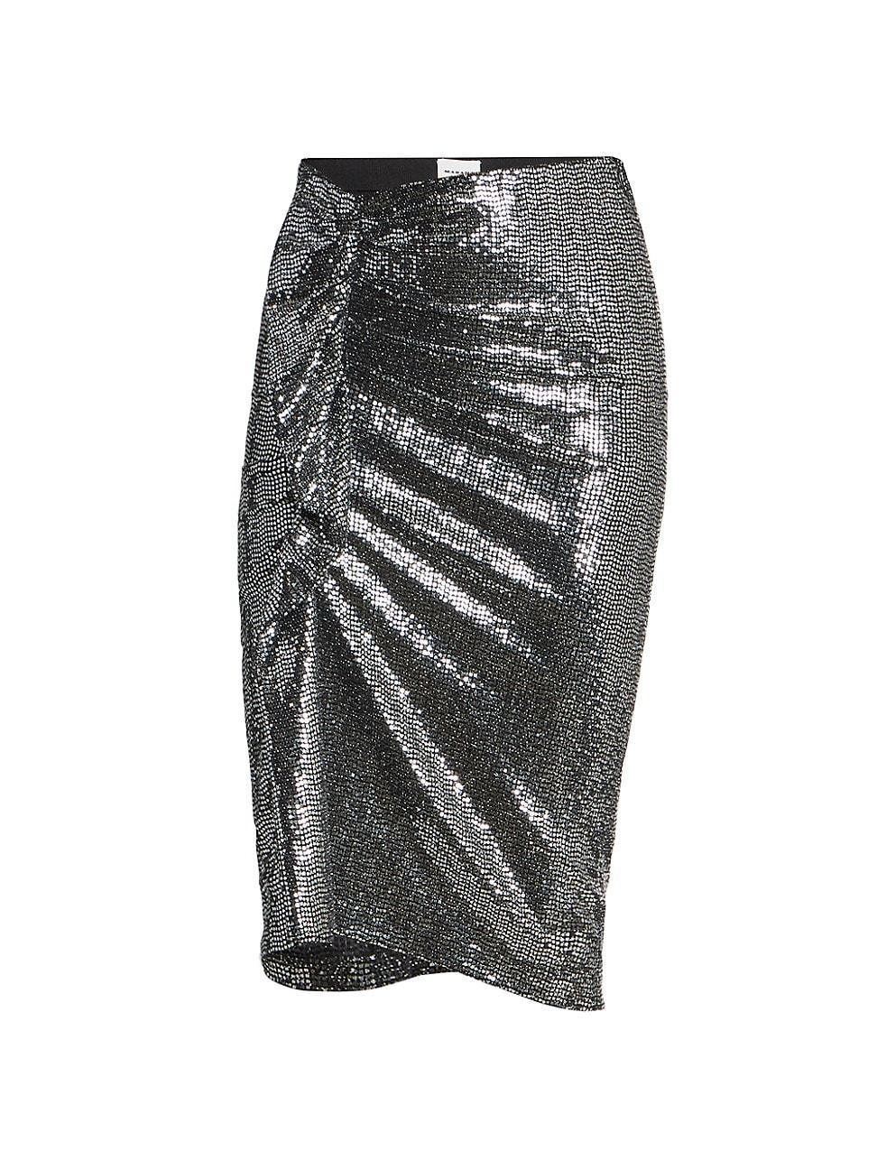 Isabel Marant toile Dolene Sequin Pencil Skirt Product Image