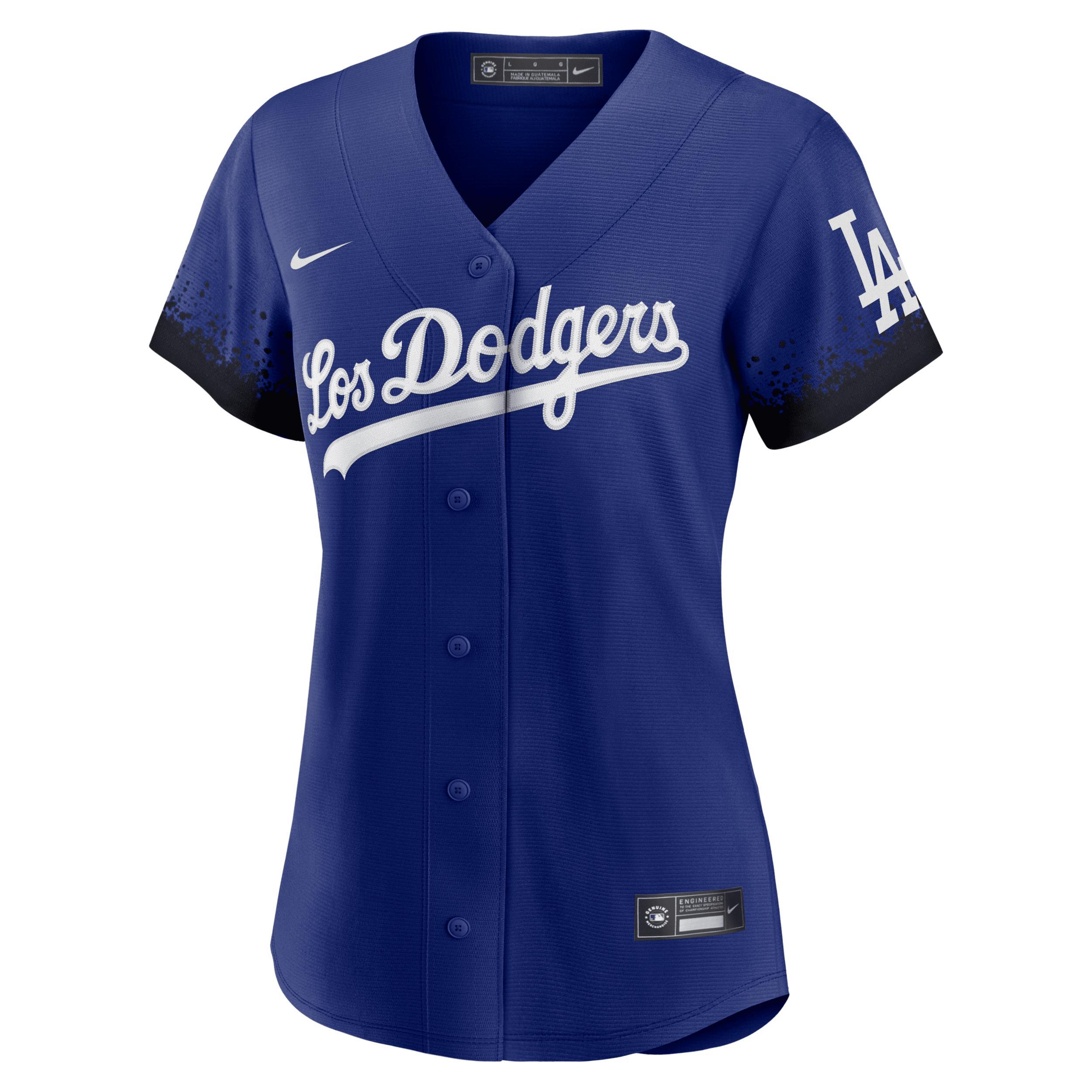 Womens Nike Chicago Cubs City Connect Replica Jersey Blue Product Image