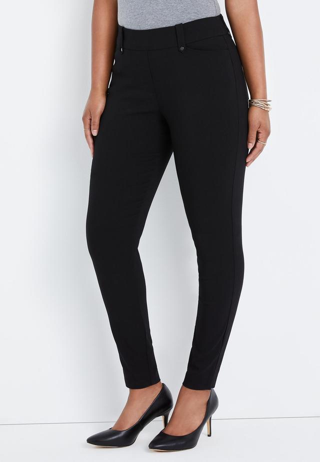 Maurices Womens Pull On Bengaline Skinny Ankle Pants Product Image