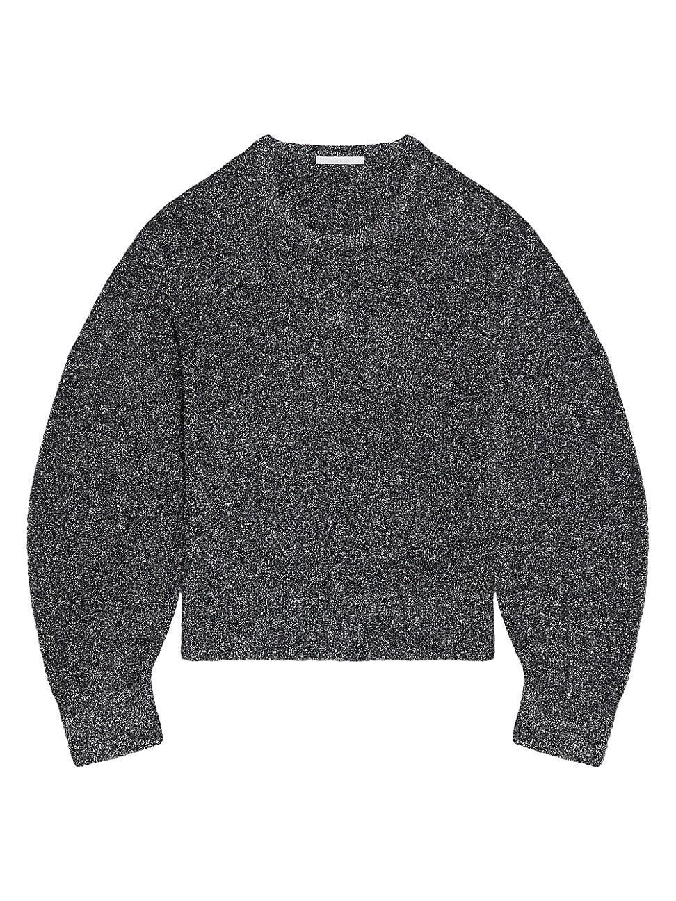 Womens Apex Metallic Crewneck Sweater Product Image