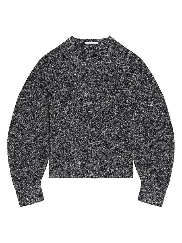 Womens Apex Metallic Crewneck Sweater Product Image