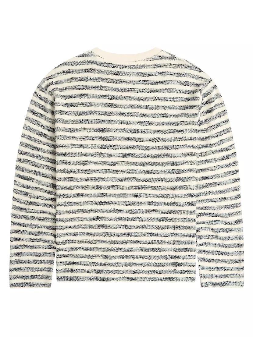 Terry Stripe Long Sleeve Tee Product Image