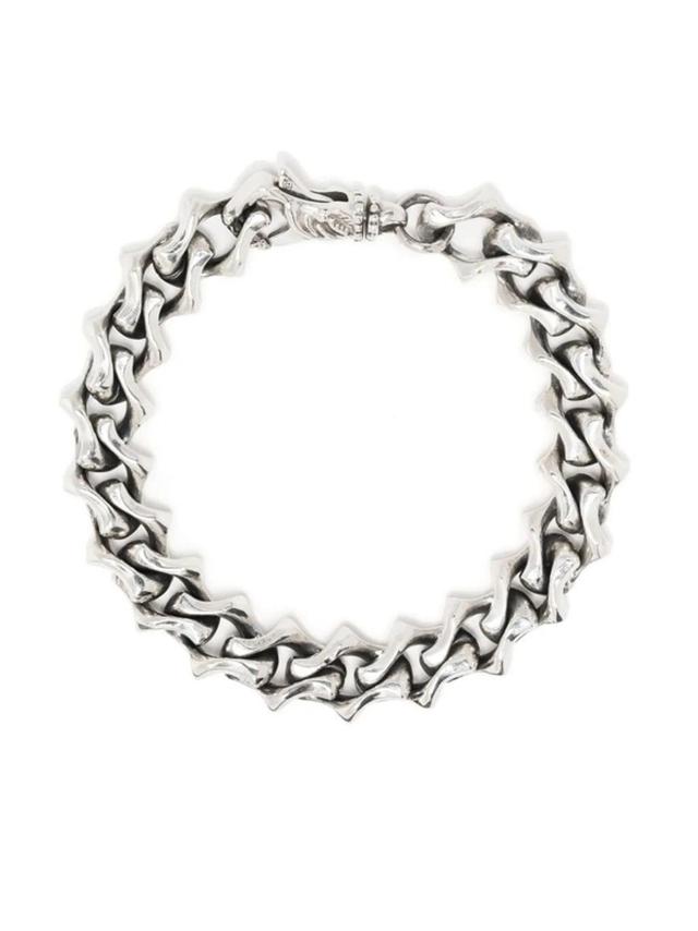 EMANUELE BICOCCHI Sharp Link Chain Bracelet In Silver Product Image