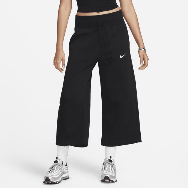 Nike Sportswear Phoenix High Waist Fleece Crop Sweatpants Product Image