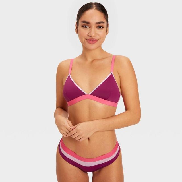 Parade Womens Re:Play Triangle Wireless Bralette - Sour Cherry XS Product Image