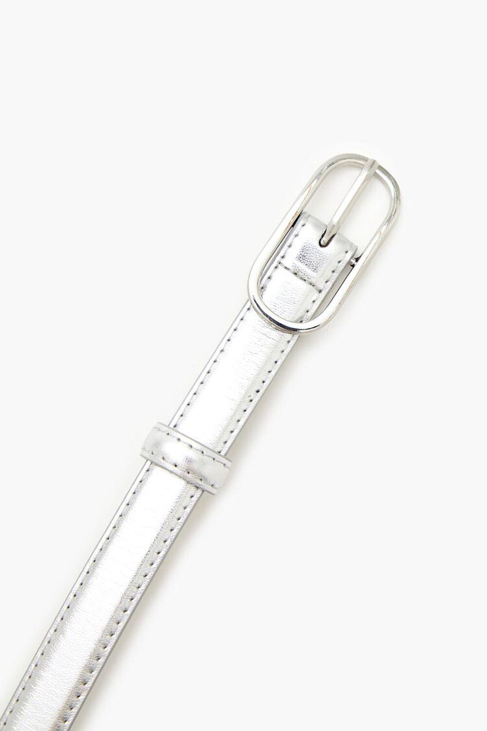 Metallic Faux Leather Belt | Forever 21 Product Image