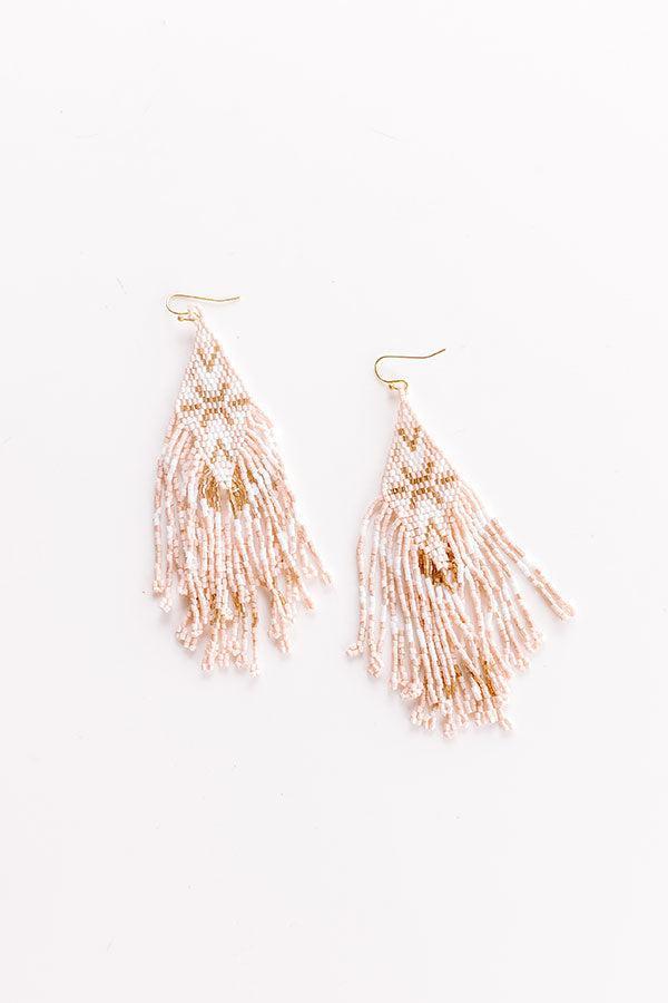 Block Party Beaded Earrings Product Image