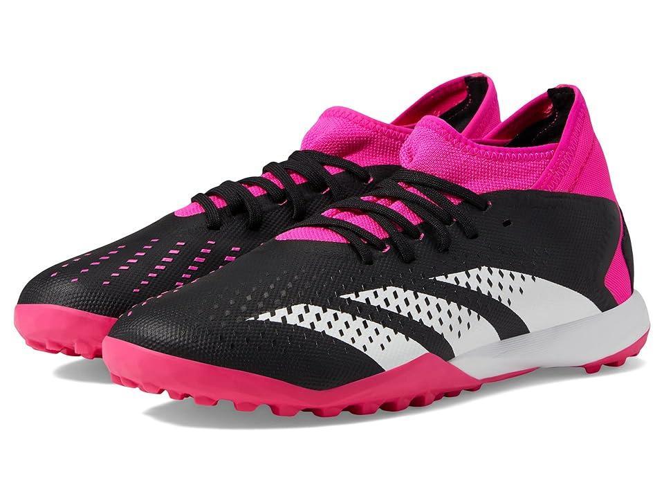 adidas Predator Accuracy.3 Turf White/Team Shock Pink) Shoes Product Image