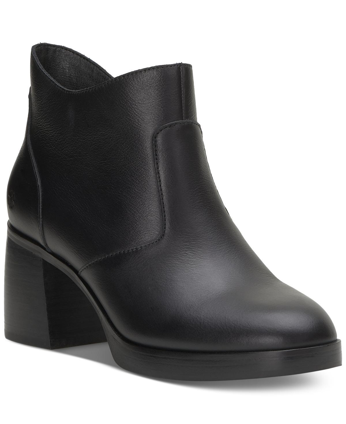 Lucky Brand Womens Quinlee Block-Heel Ankle Booties Product Image